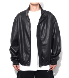 QT8 Garments-外套 <br>QT8 Garments-[10월 5일 예약배송]MR Vegan Leather Hidden Jacket