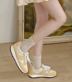 attrangs-運動鞋<br>아뜨랑스-아뜨랑스 - sh2247 센스있는 컬러조합의 스웨이드 배색 키높이 스니커즈 shoes