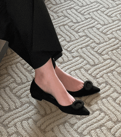 laurenhi-平底鞋<br>로렌하이-프엔 스틸레토 플랫 단화 - 2 color