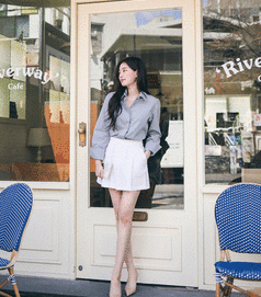 milkcocoa-裙褲<br>밀크코코아-Modern mood skirt pants